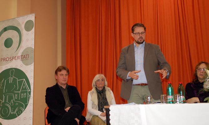 Lakosági fórum Szenttamáson 2016. február 10. képek